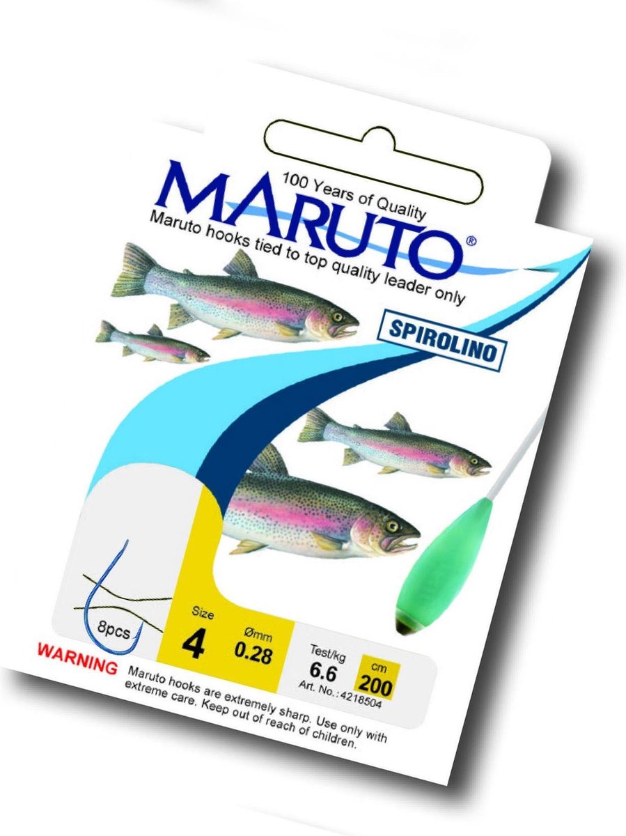 Maruto Forelle geb.blau 200cm Gr10(2323)/10x SB8