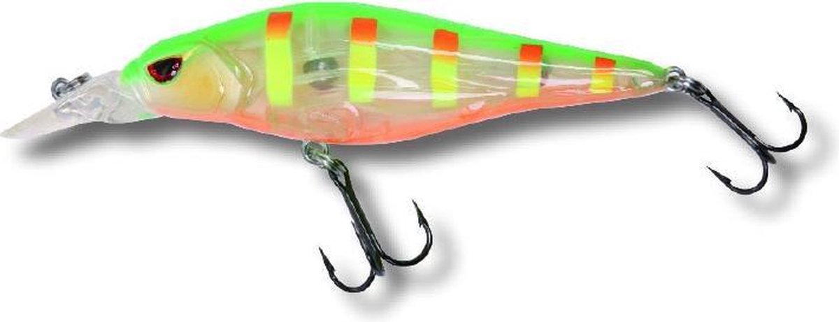 TF Wobbler Evil Eye 14g 90mm groen/oranje,VE4 x SB1