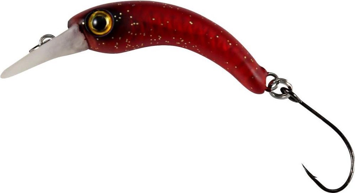 TF Wobbler Micro Curvy 4cm, rod-glitter,/4xSB1