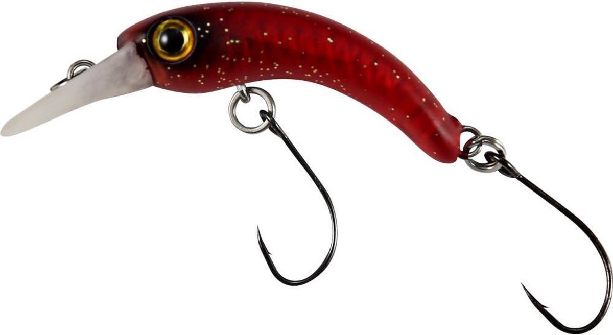 TF Wobbler Micro Curvy L, rod-glitter, /4xSB1