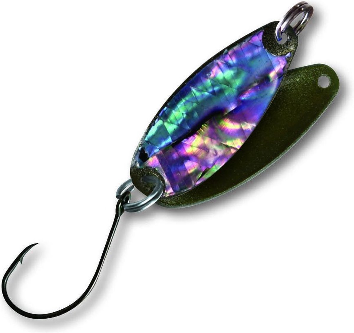 Trout Spoon Pearl H, 3,3g,perl-rainb/go-gVE=10xSB1