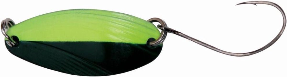 Trout Spoon V, 2,5g, d.groen-gel/d.groen,VE10xSB1