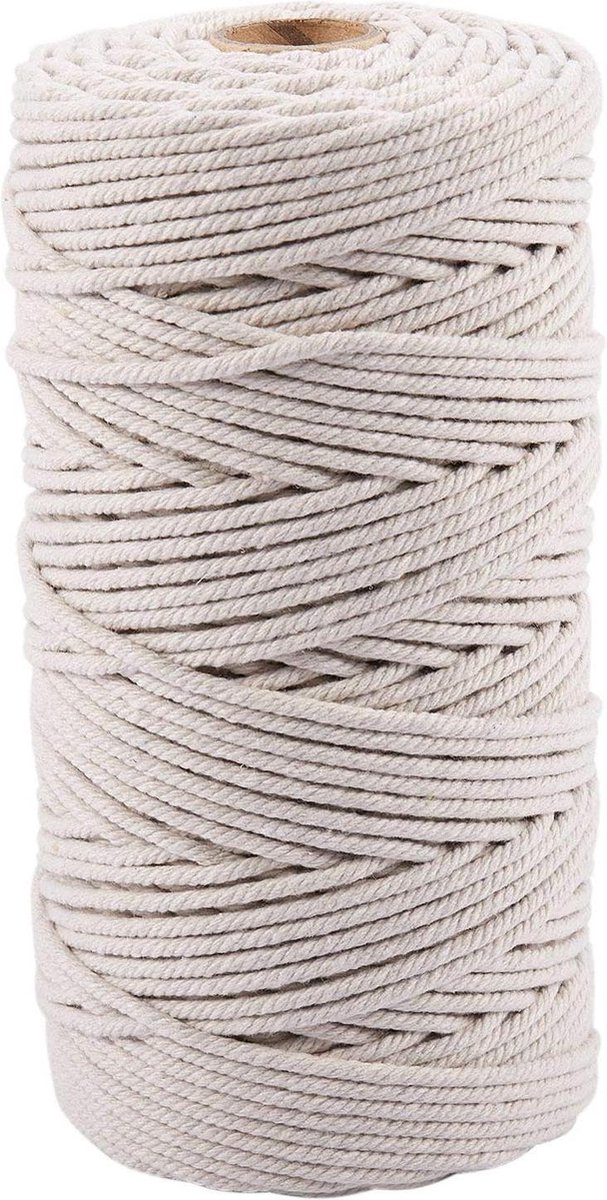 Pandi Macramé Touw - 200 Meter - 3mm - Zelf macramé maken