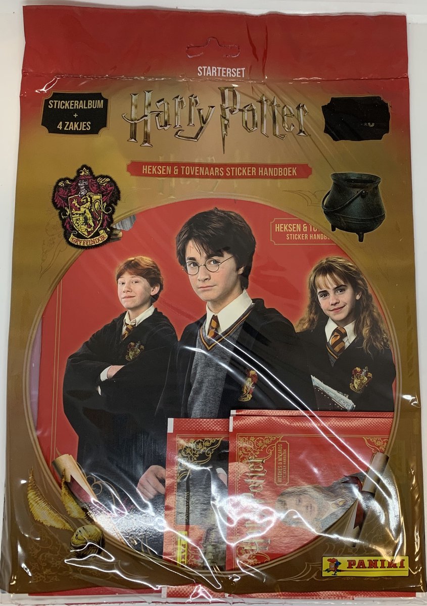 Harry Potter Starterset - Panini - Stickeralbum en 5 pakjes kaartjes