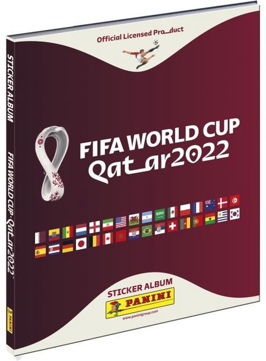 PANINI verzamelalbum met harde kaft - Wereldbeker 2022 - 670 stickers