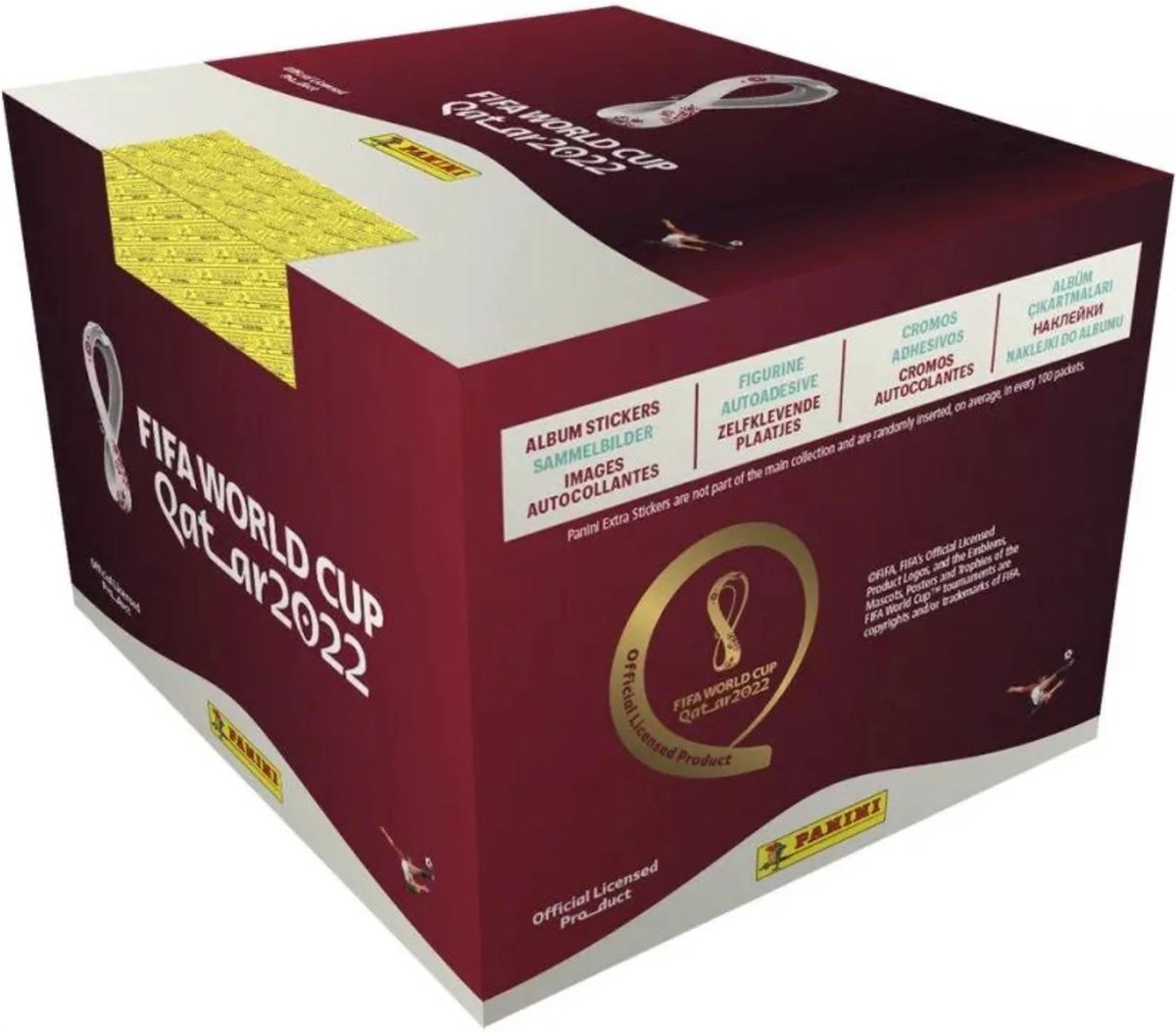 Panini 2022 Qatar World Cup Sticker Display 100