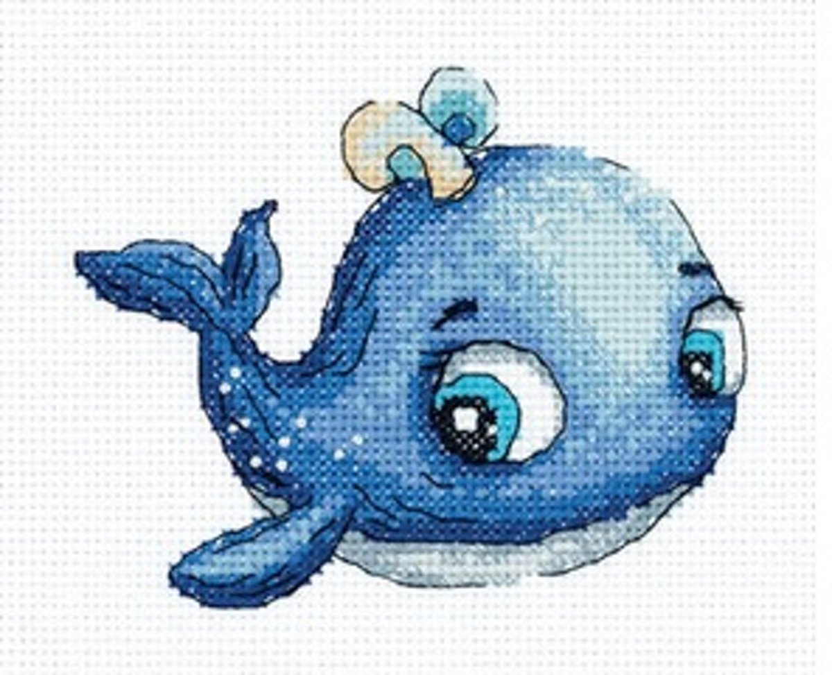 Borduurpakket Walvis - Panna