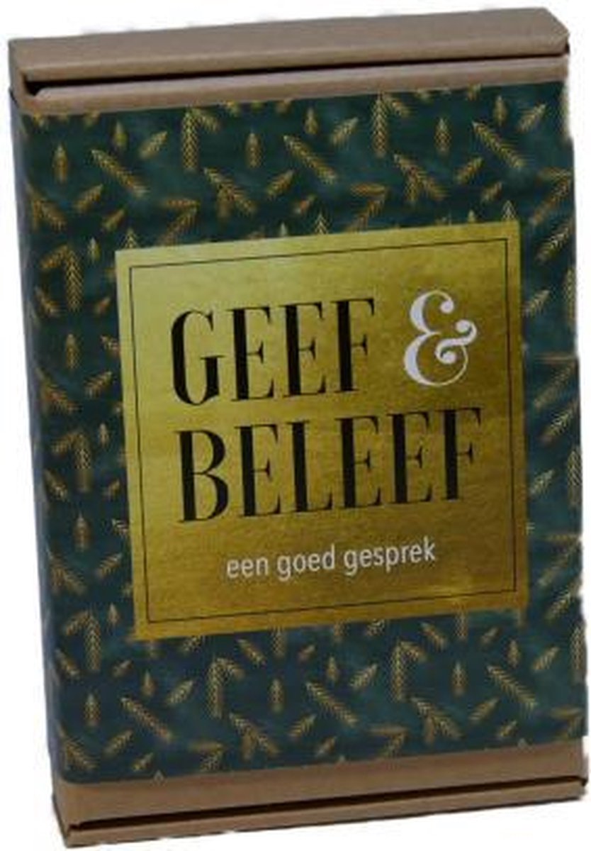 Gezelschapsspel Geef & Beleef - Een goed gesprek