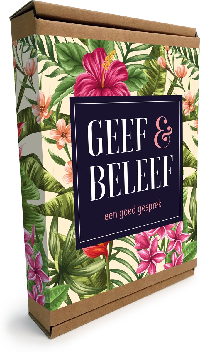 Gezelschapsspel Geef & Beleef - Een goed gesprek