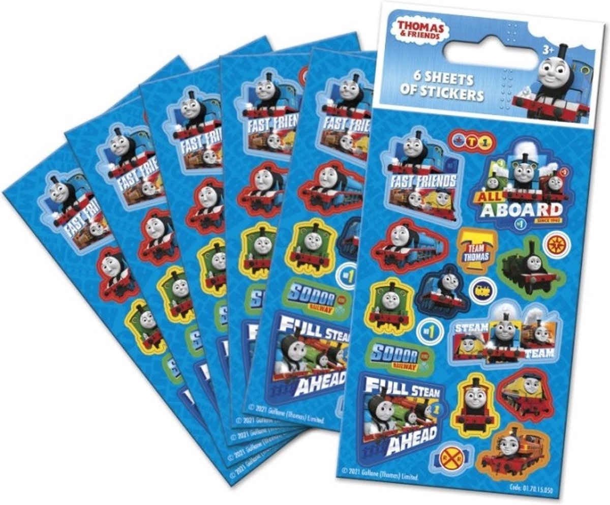 Stickers - Thomas & Friends - 6 vellen