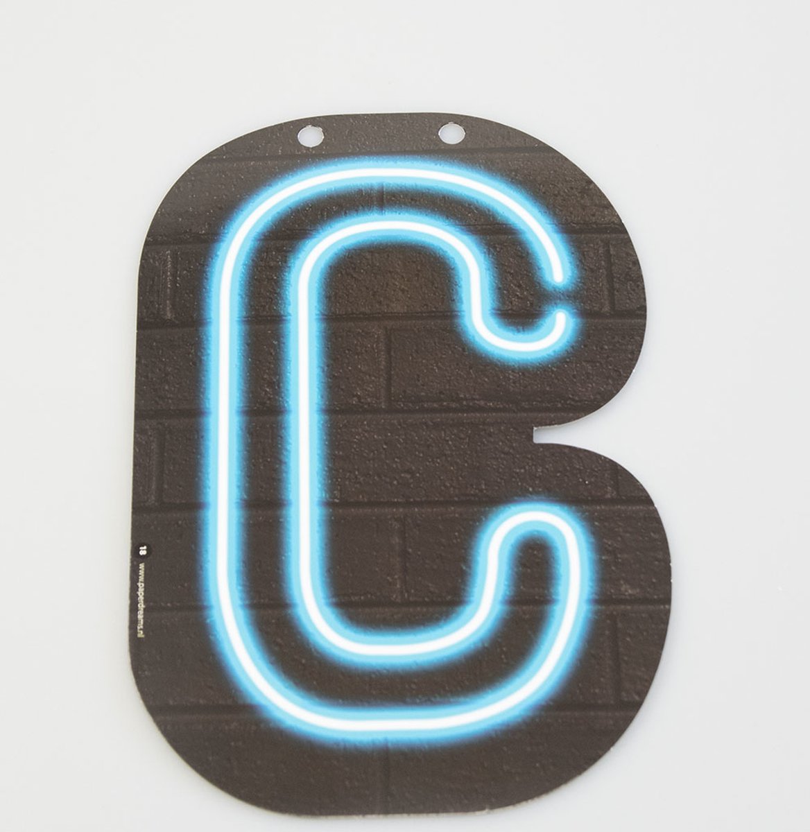 Neon letter - C