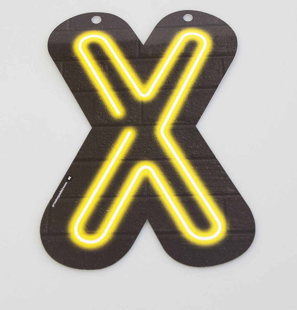 Neon letter - X