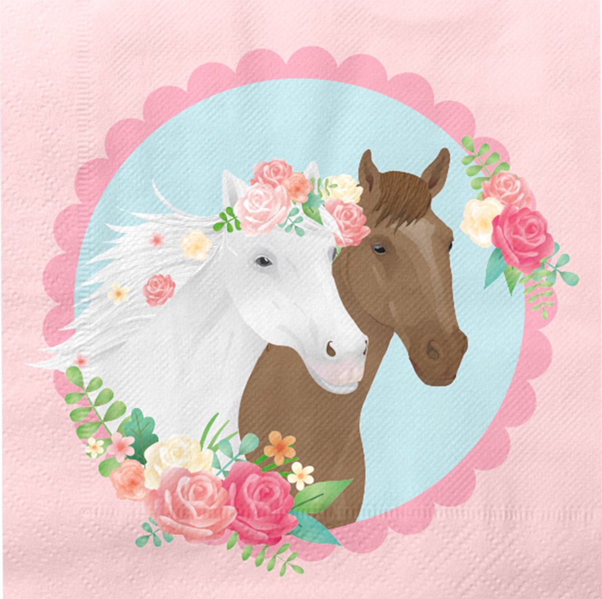 Paper Dreams Servetten Horses 33x33cm - 16st
