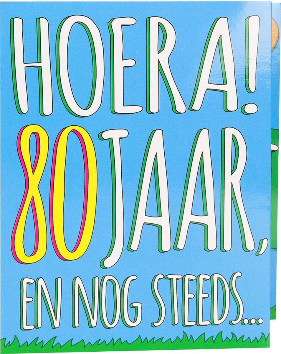 Verjaardagskaart 80 Jaar