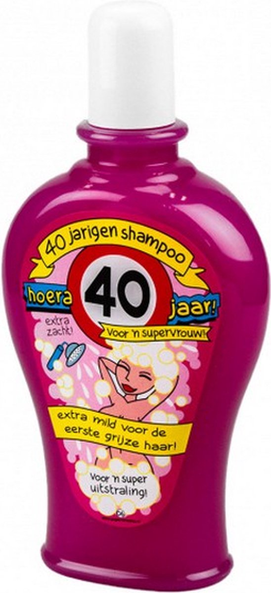 shampoo Fun 40 jaar dames 350 ml roze