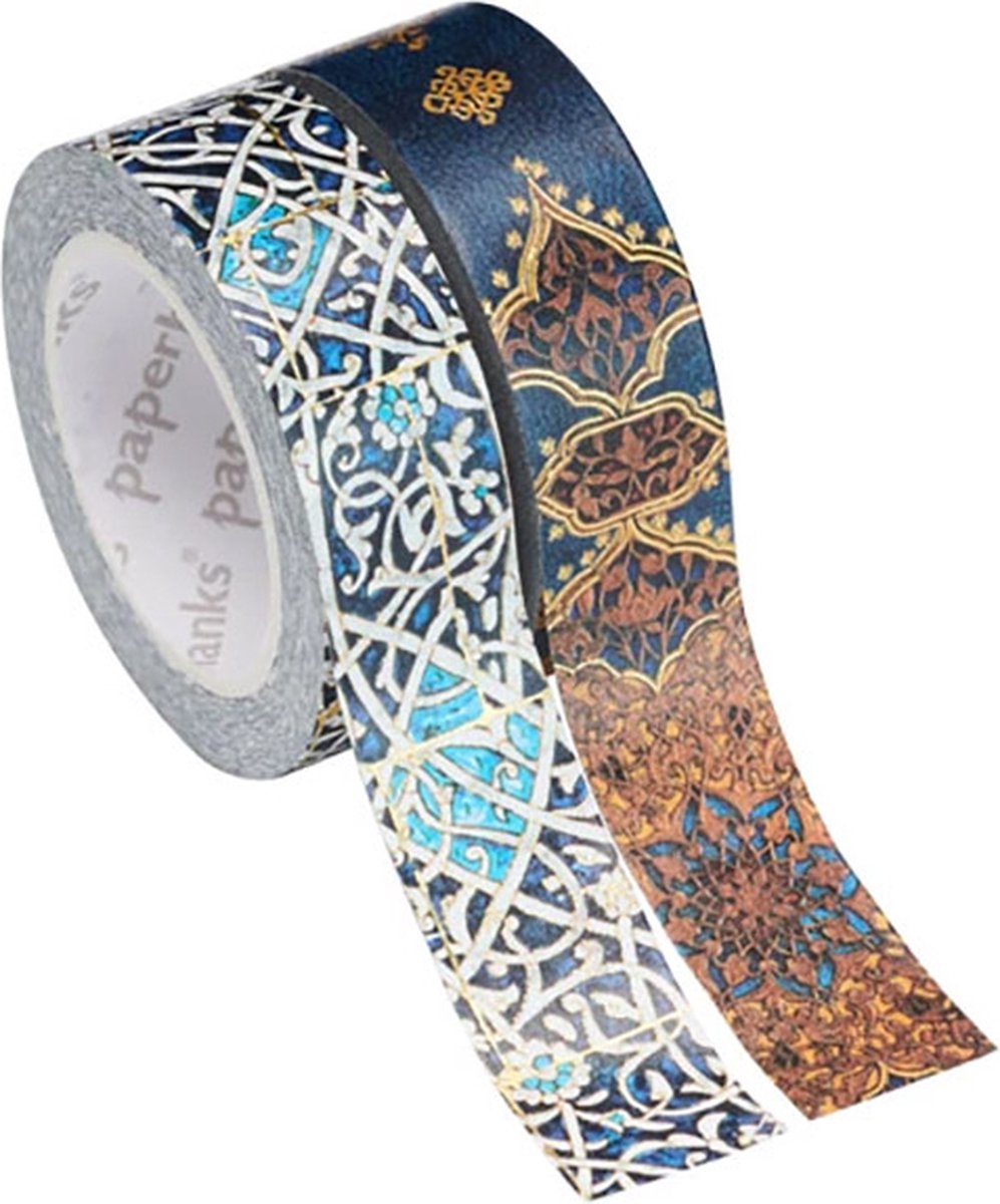   Washi Tape Granada Turquoise / Safavid Indigo