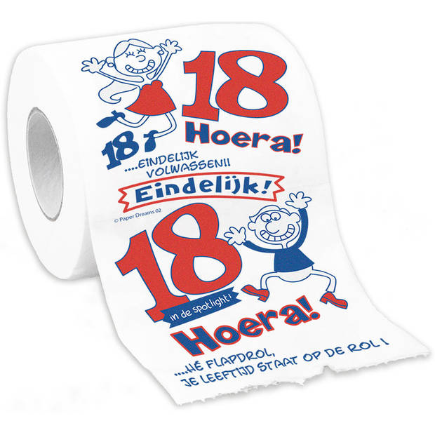 18 Jaar wc papier - Fopartikelen