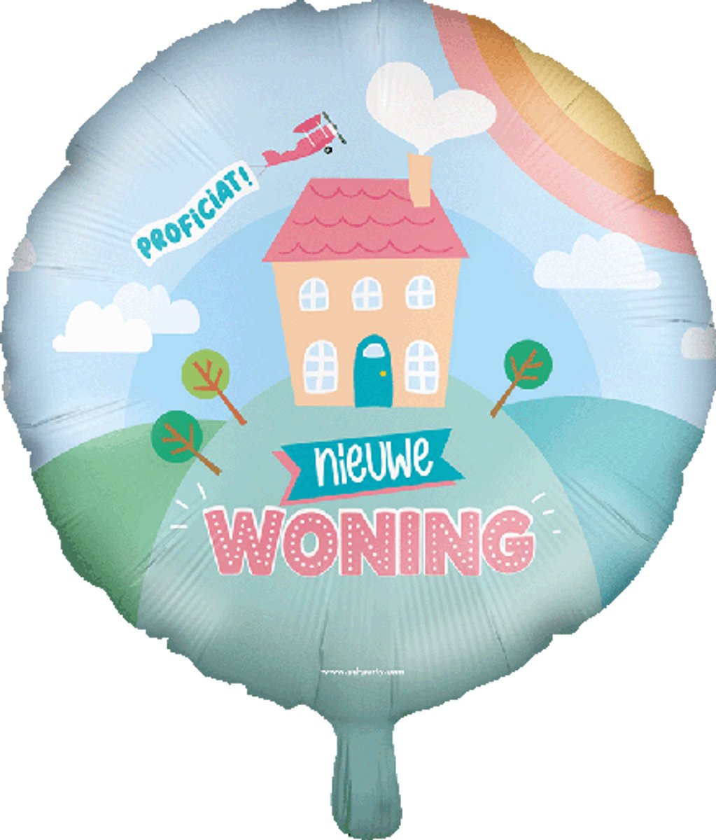 Folieballon nieuwe woning - 45cm - Pd party