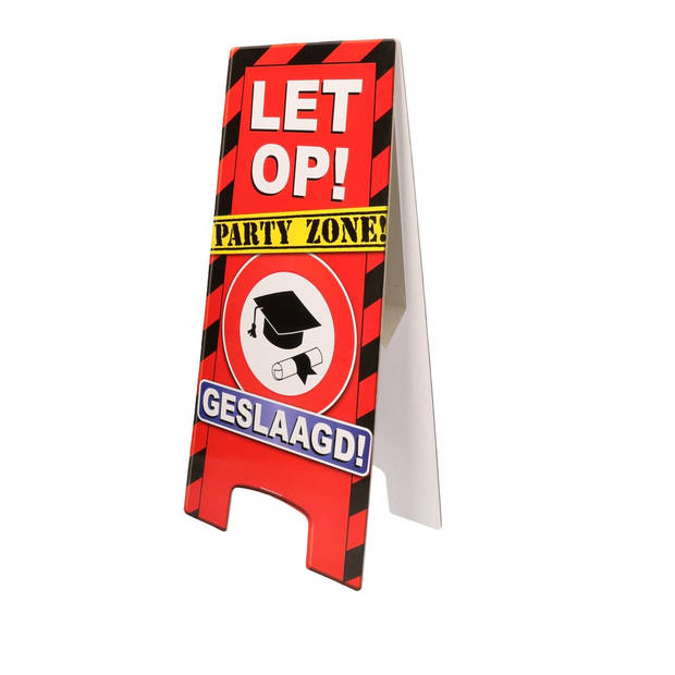 Versiering geslaagd bord - Feestdecoratieborden