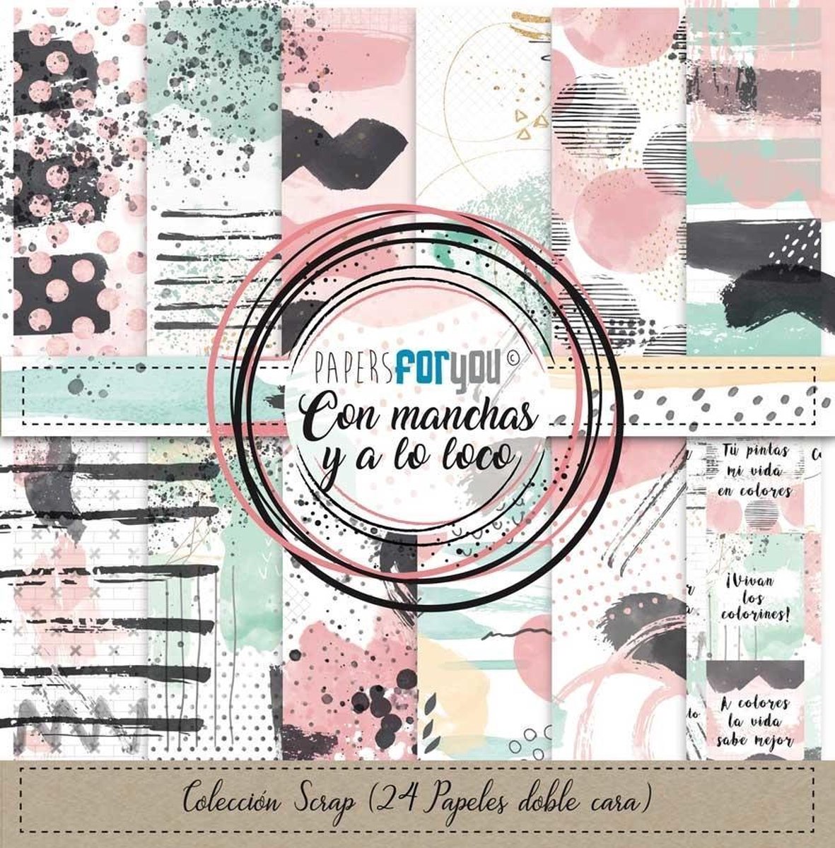 Con Manchas Y A Lo Loco 6x6 Inch Paper Pack (24pcs) (PFY-3035)