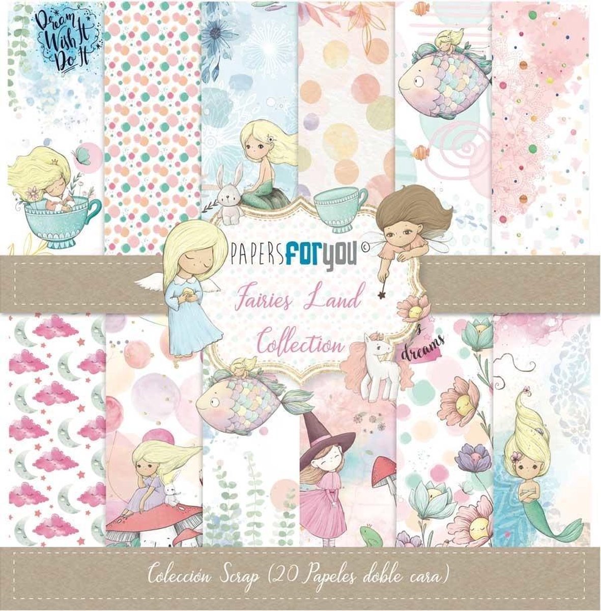 Fairies Land 6x6 Inch Paper Pack (24pcs) (PFY-4136)