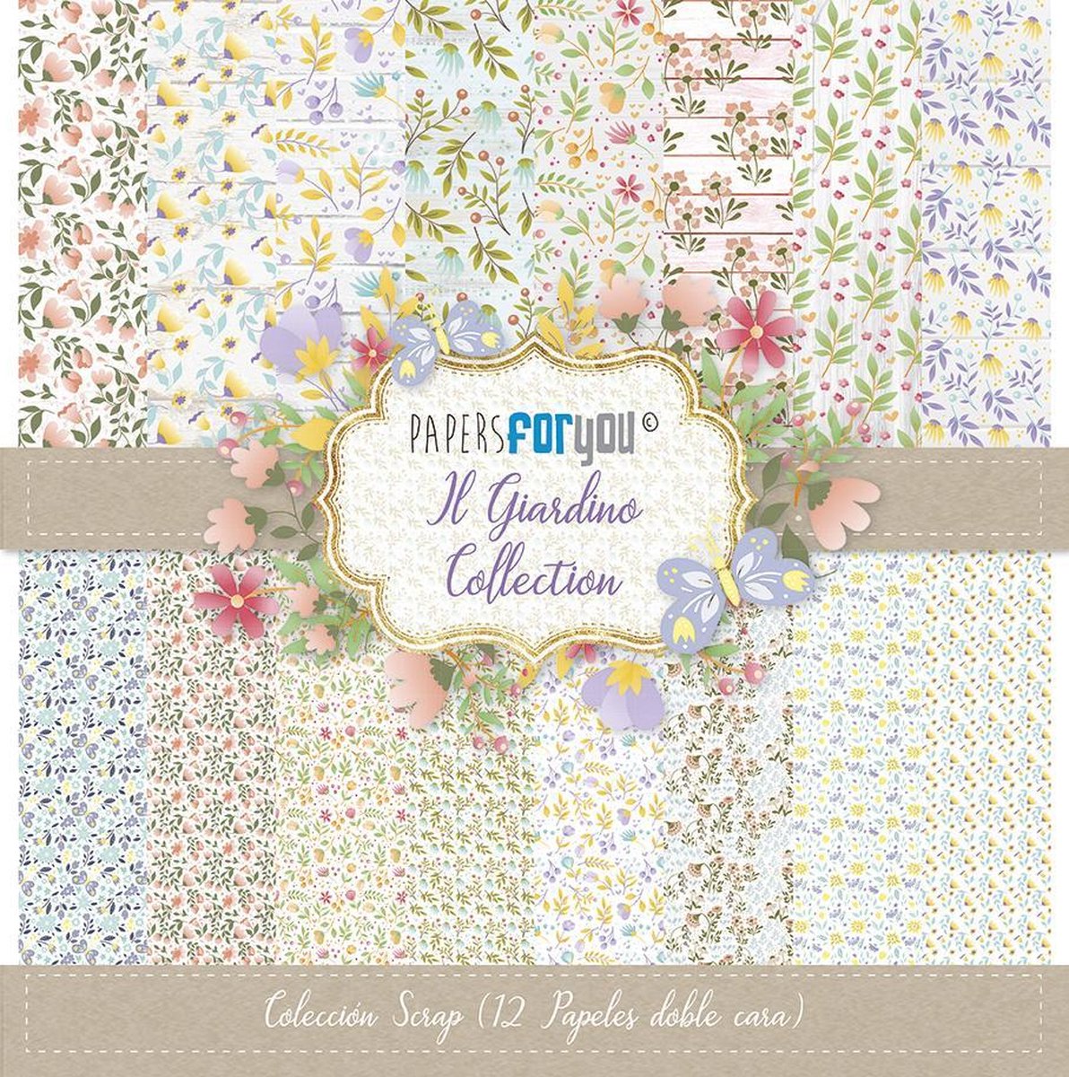 Il Giardino 12x12 Inch Paper Pack (12pcs) (PFY-1279)