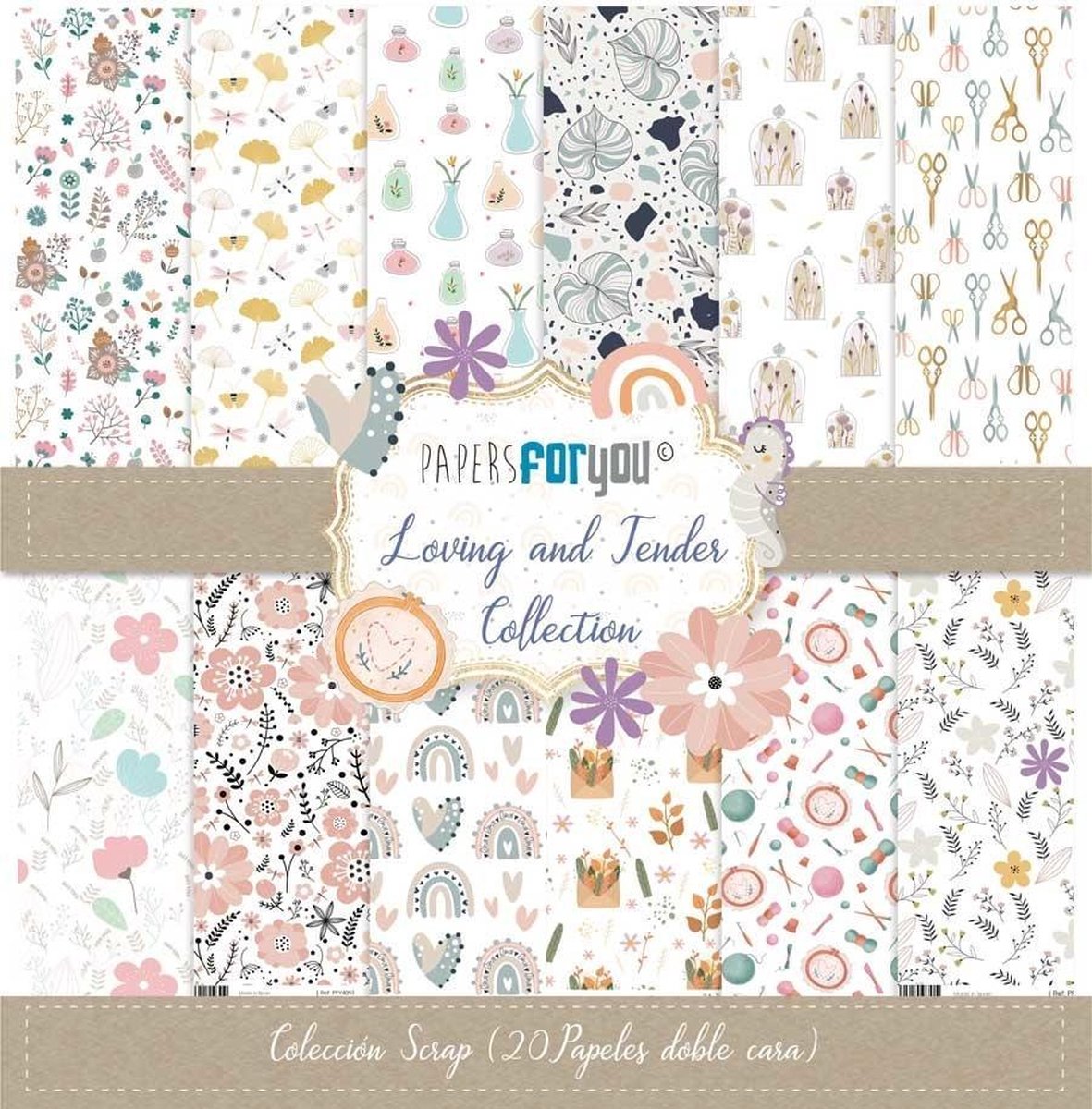 Loving and Tender 6x6 Inch Paper Pack (20pcs) (PFY-4138)