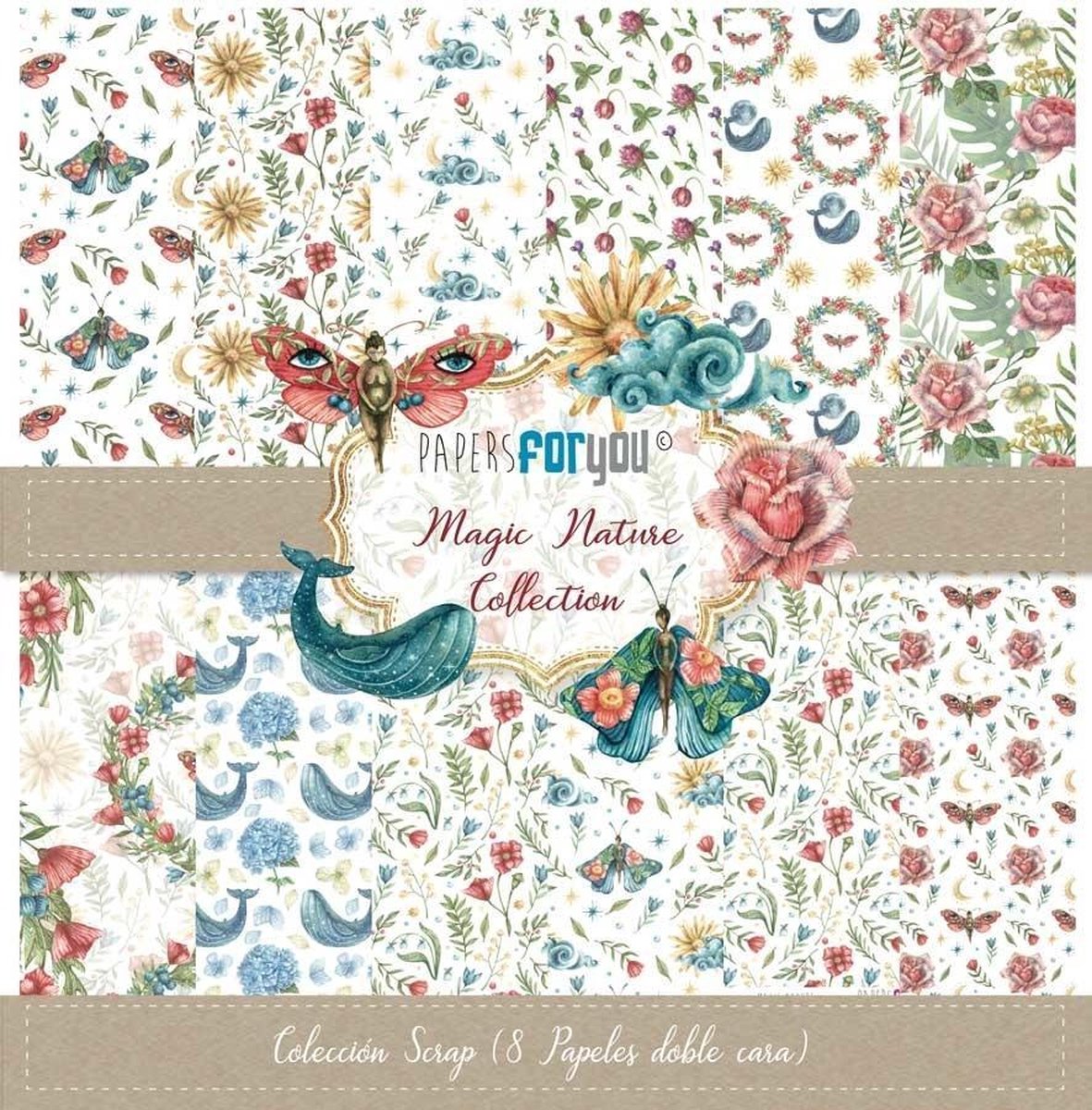 Magic Nature 12x12 Inch Paper Pack (8pcs) (PFY-4078)