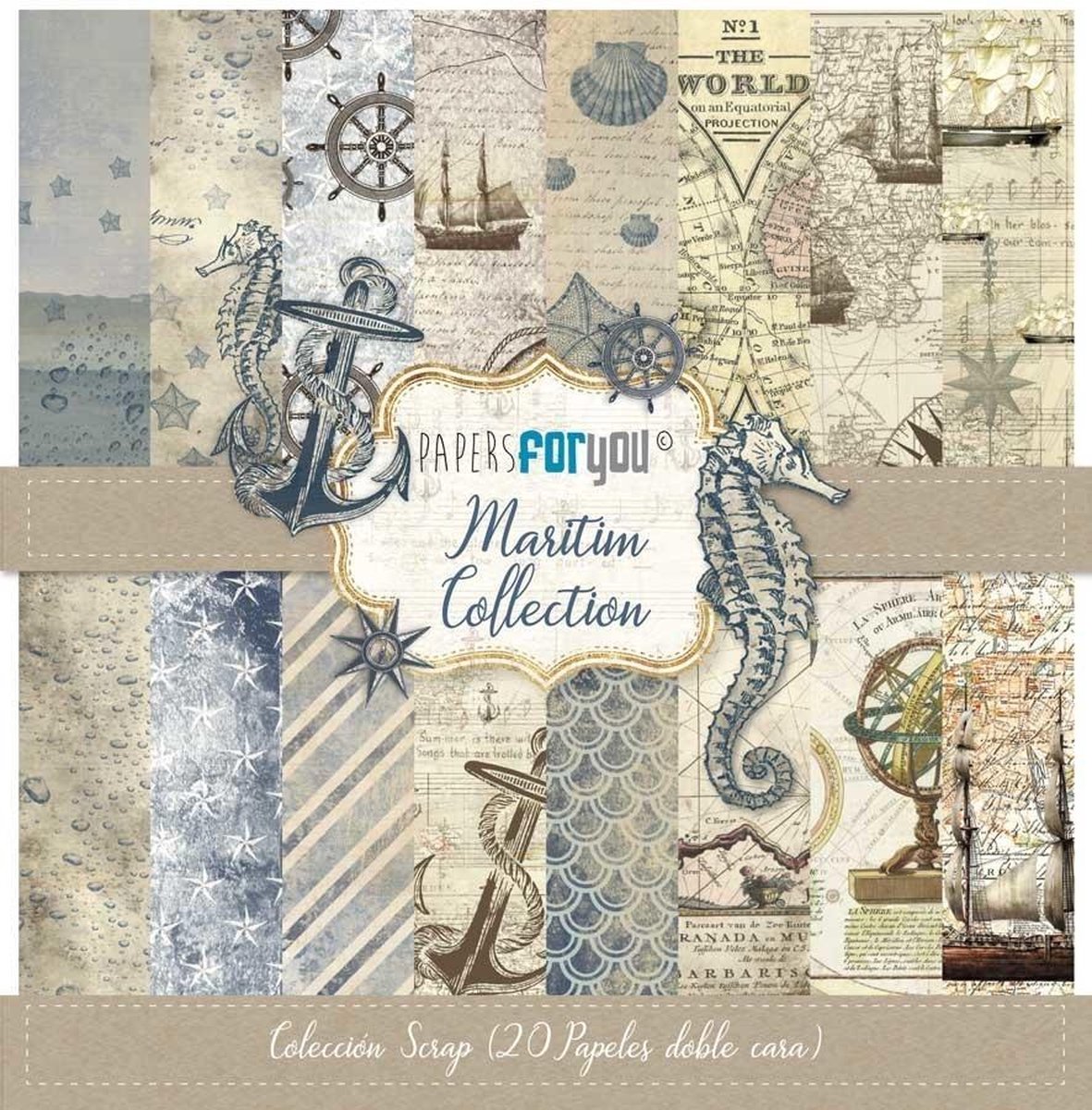 Maritim 6x6 Inch Paper Pack (24pcs) (PFY-3048)