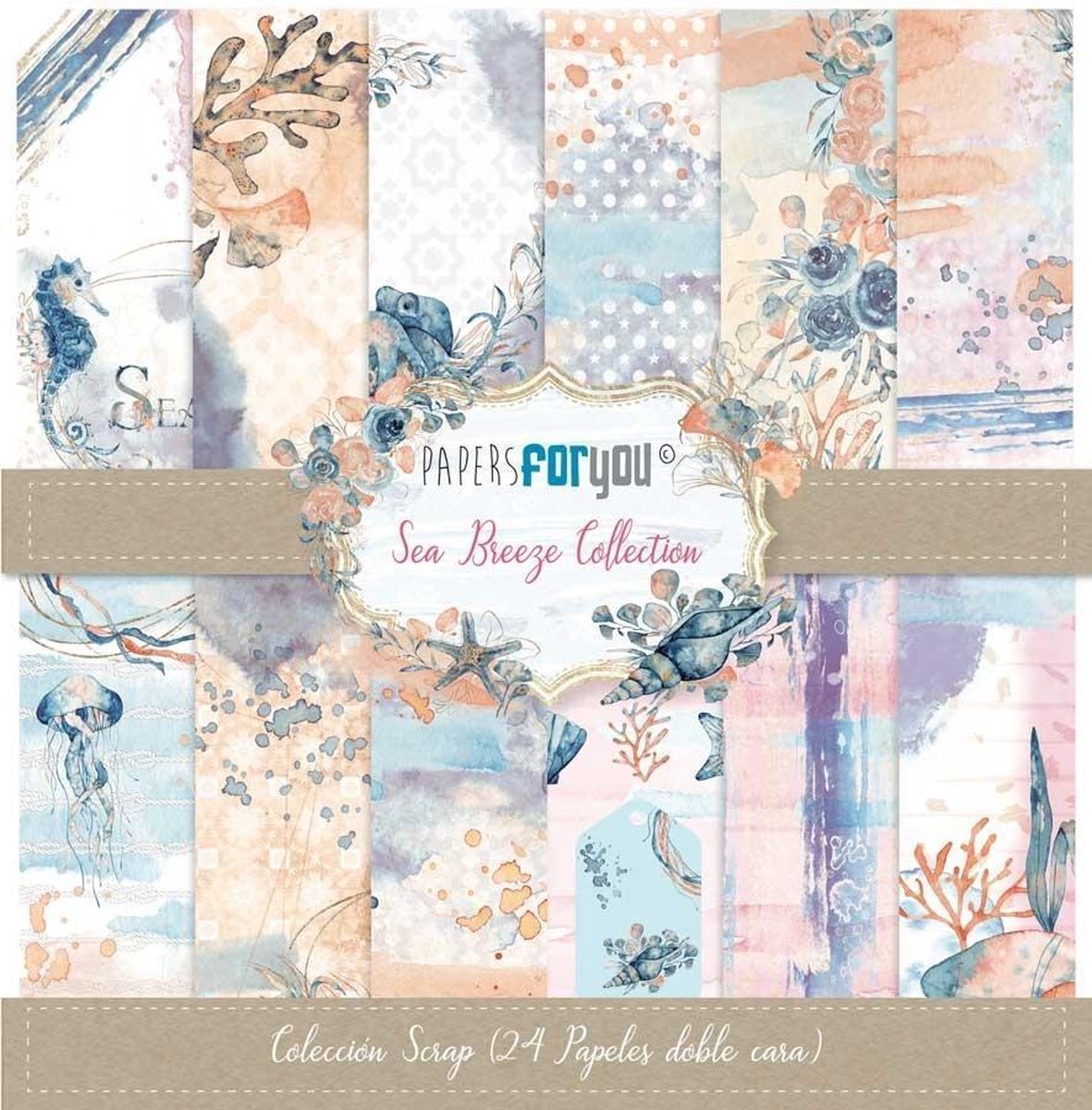 Sea Breeze 6x6 Inch Paper Pack (24pcs) (PFY-3970)