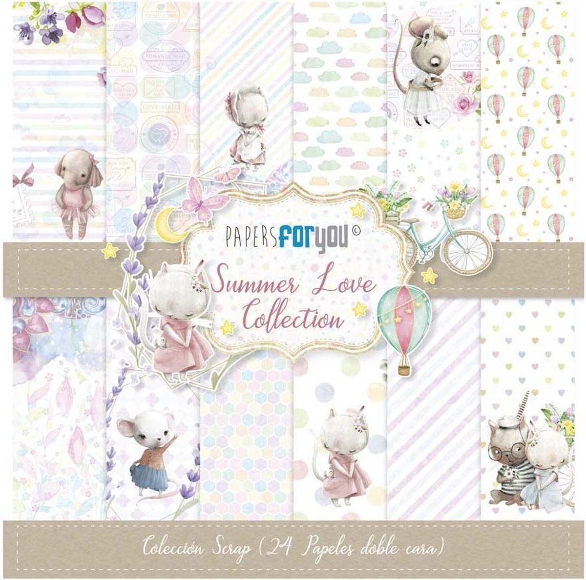 Summer Love 6x6 Inch Paper Pack (24pcs) (PFY-3072)