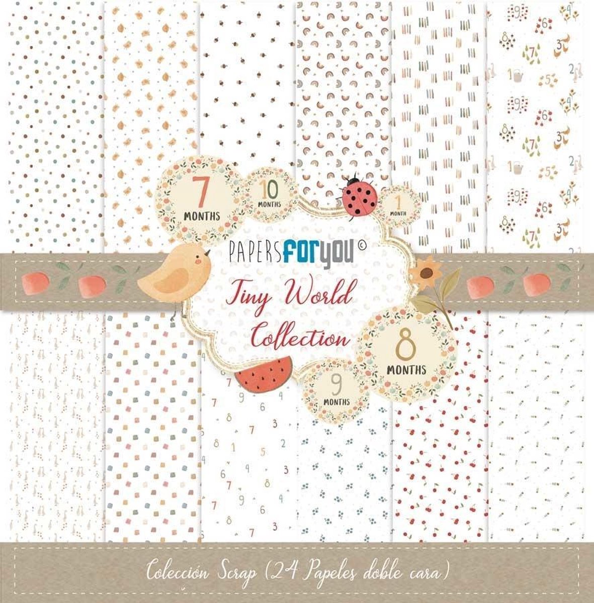 Tiny World 6x6 Inch Paper Pack (24pcs) (PFY-3343)