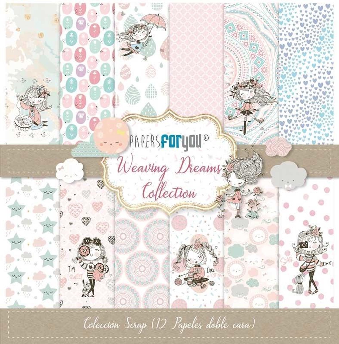 Weaving Dreams 12x12 Inch Paper Pack (12pcs) (PFY-2808)