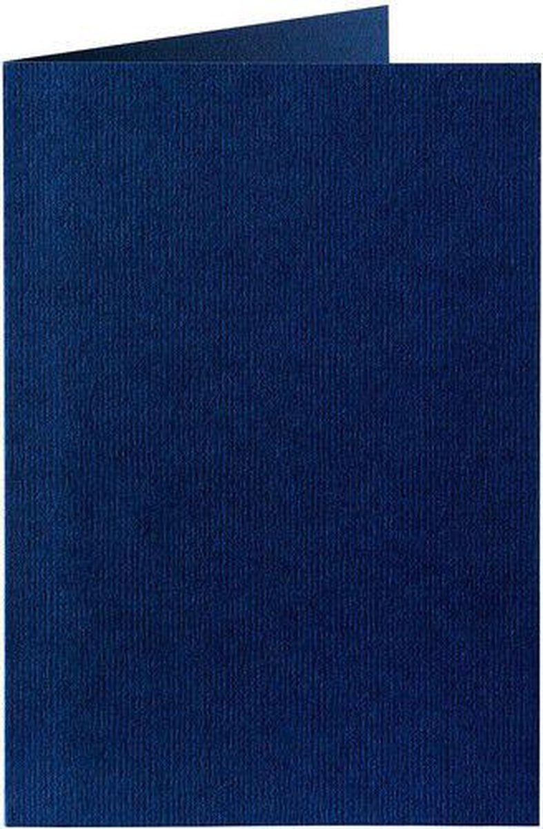 Papicolor Dubbele kaart A6 marineblauw 200gr-CV 6 st 309969 - 105x148 mm