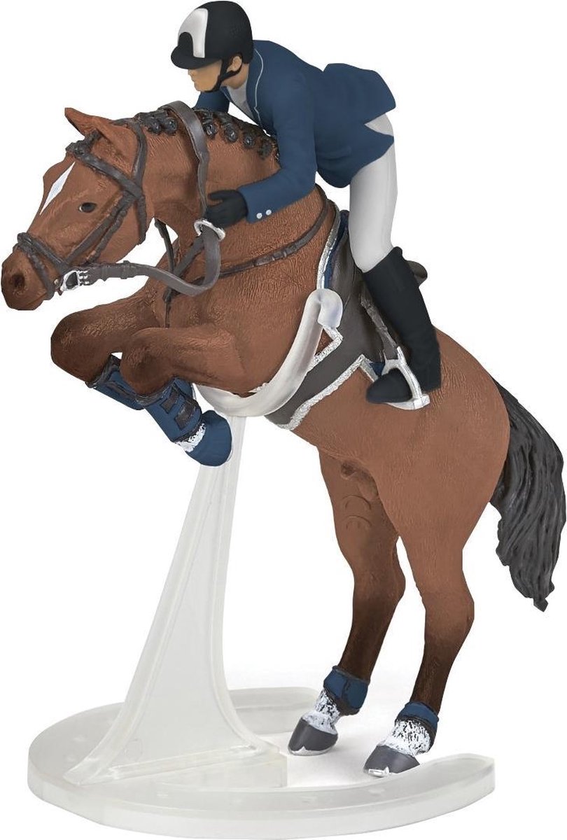 Papo Horses Springpaard met zijn Ruiter 51562