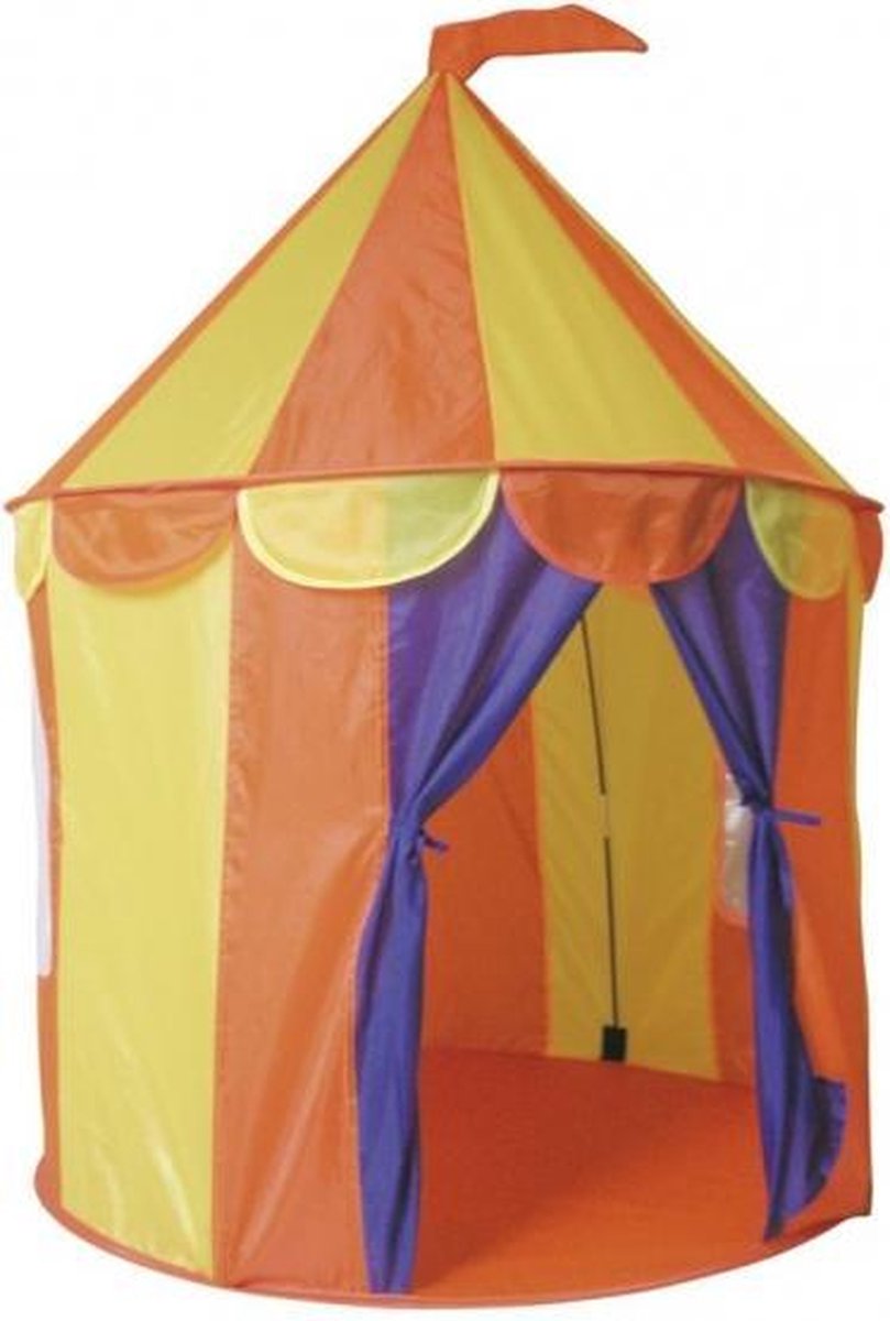 speeltent circus 95 x 125 cm geel/oranje