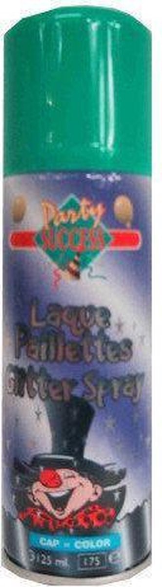 Haarspray glitter groen