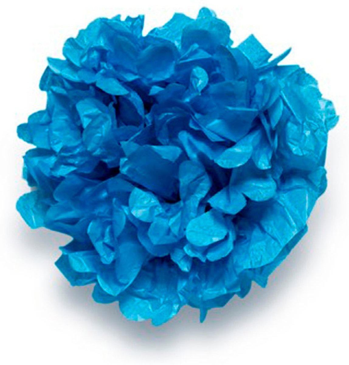 Party Stars Decoratiebloemen 30 Cm Blauw 3 Stuks