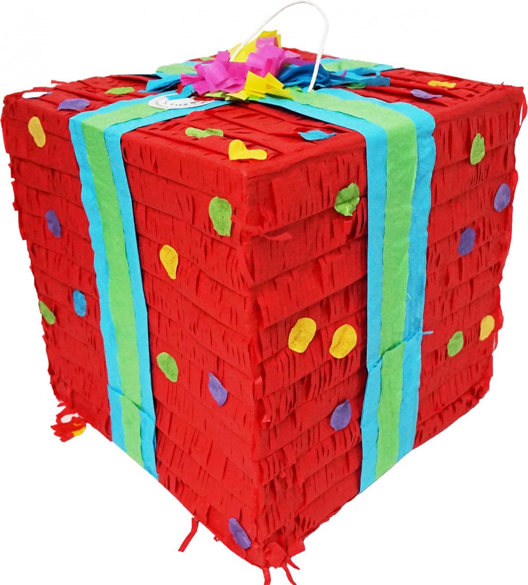 Party Stars Piñata Cadeau Junior 30 Cm Papier Rood