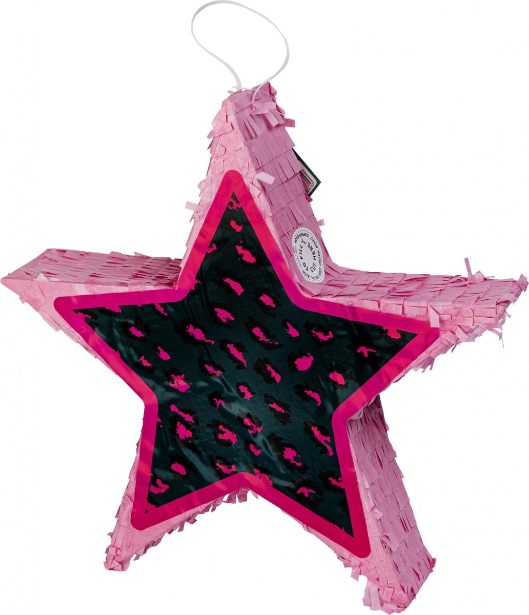 Party Stars Piñata Ster Meisjes 45 X 43 Cm Papier Roze