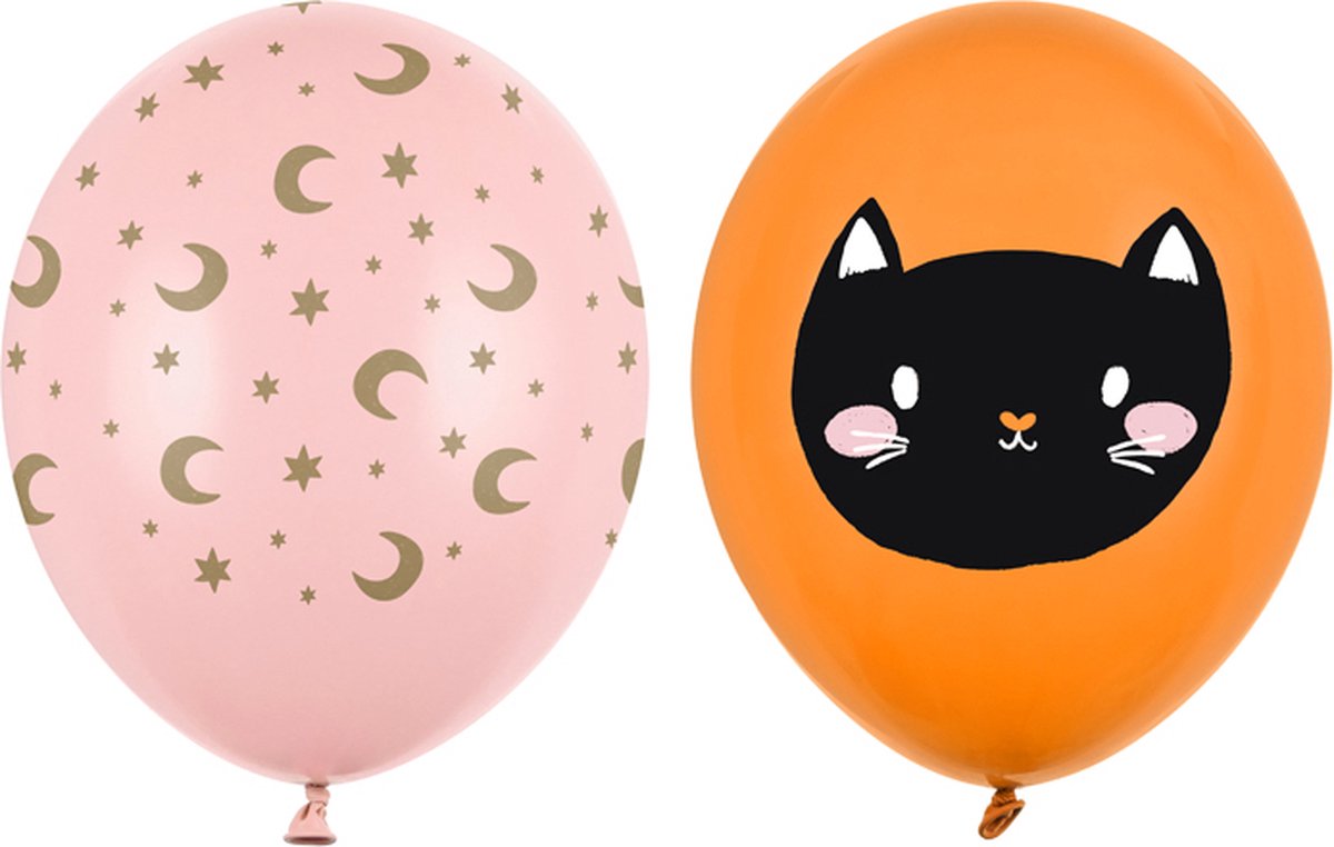 Ballonnen Halloween Cats (50 stuks)