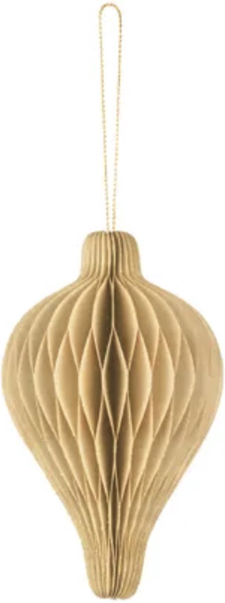 Christmas - Honeycomb Kerstbal ornament drop Beige