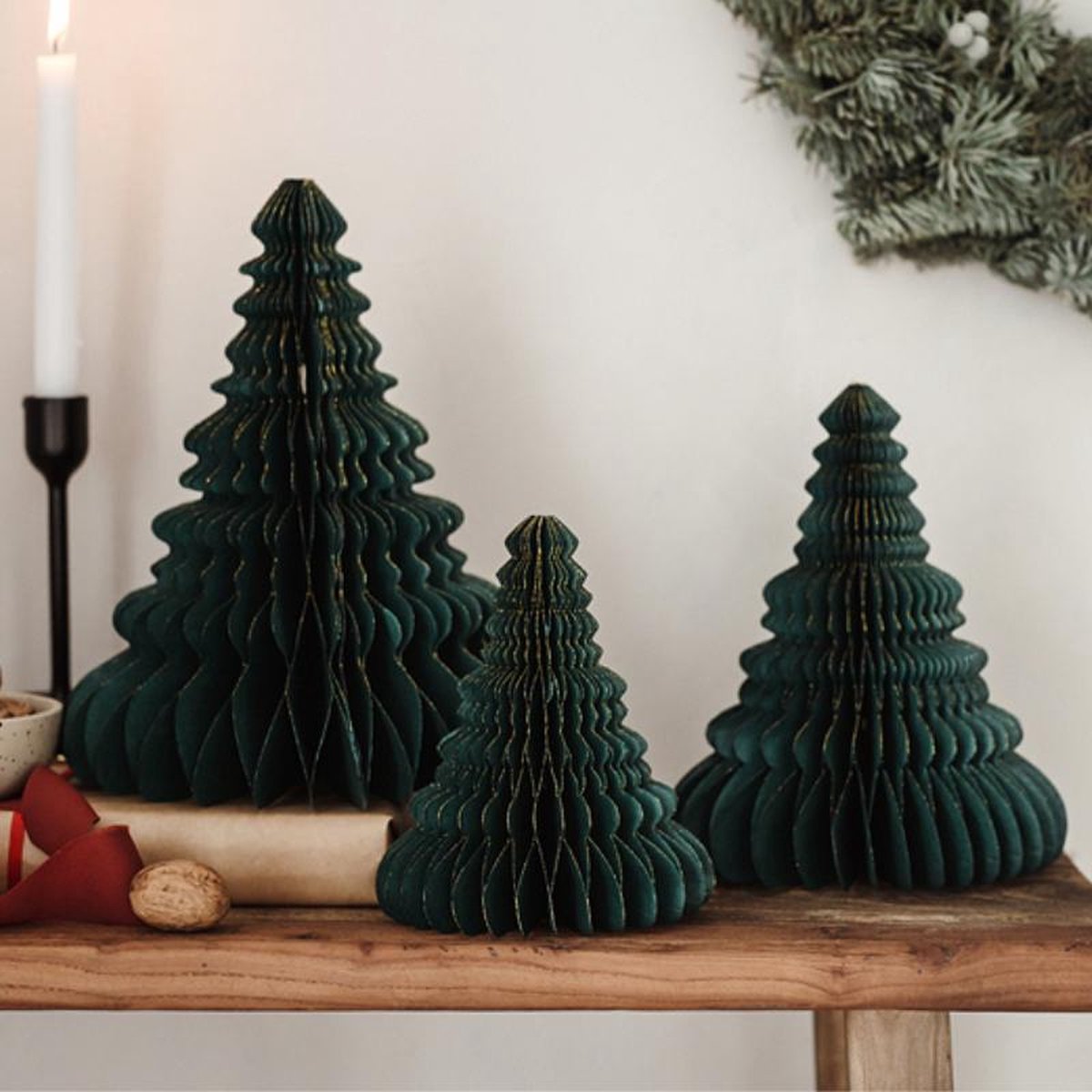 Christmas - Honeycomb Kerstboom - 15 cm