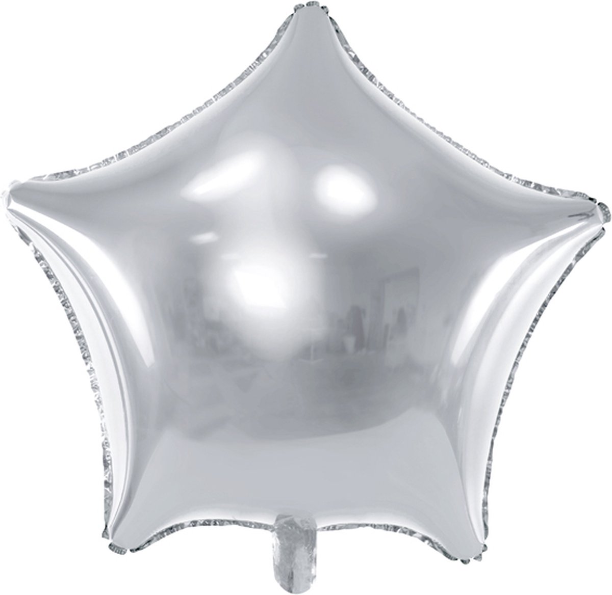 FOLIEBALLON ZILVER STER XL 70cm / FOLIEBALLON / FEESTDAGEN DECORATIE / PARTYDECO