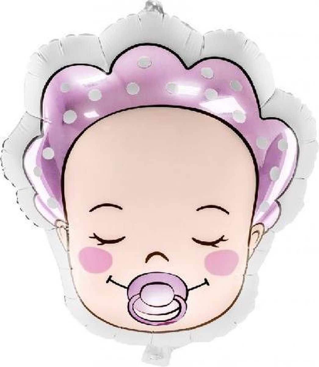 Folie ballon Baby Meisje girl 40x45cm.