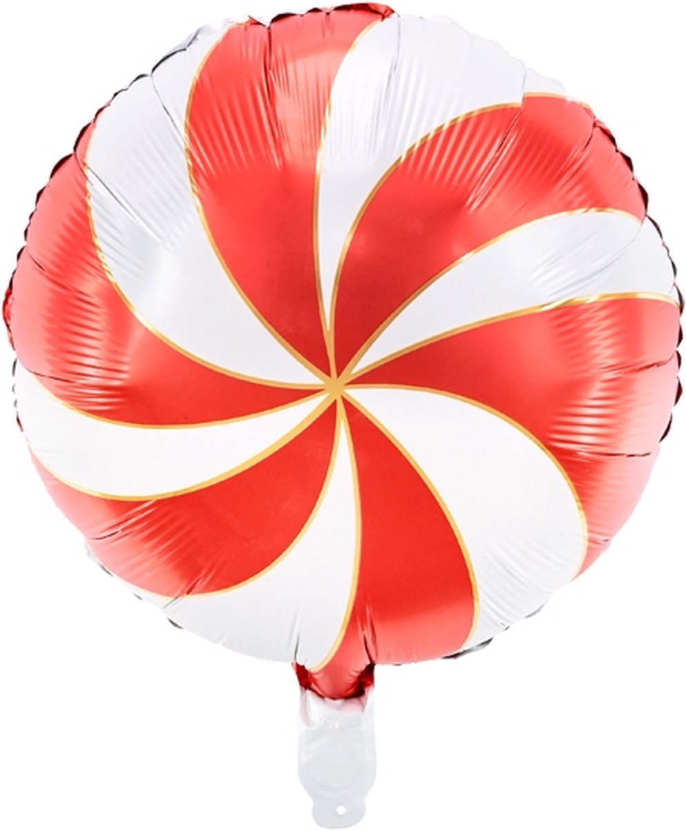 Folieballon Snoepje Groen, Rood – 35 cm