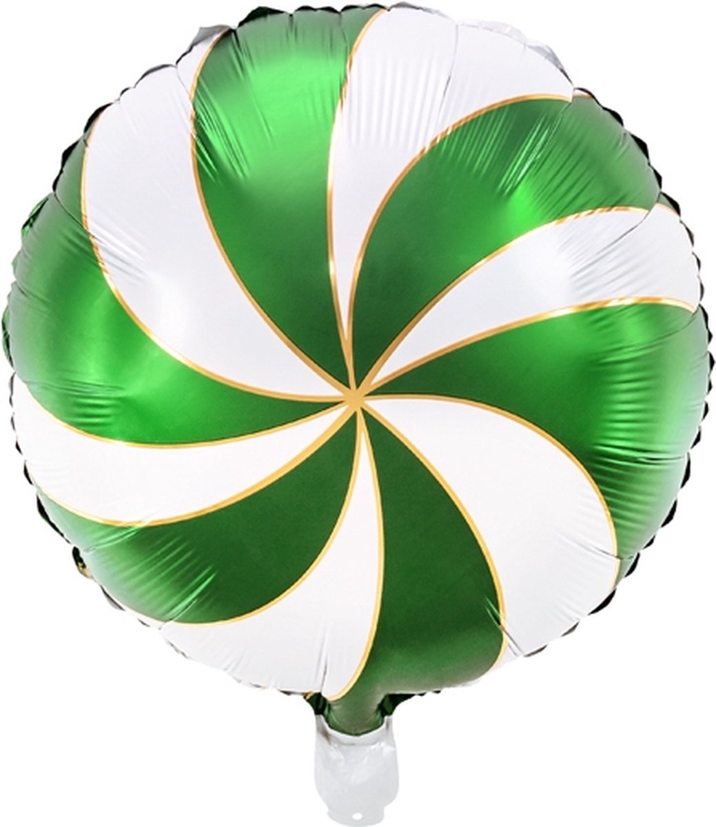 Folieballon Snoepje Groen – 35 cm