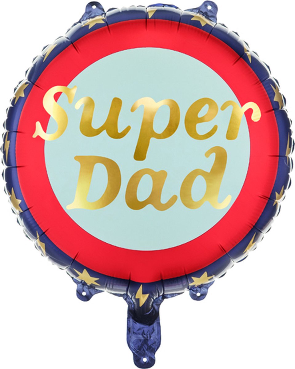 Folieballon Super Dad - 45 cm