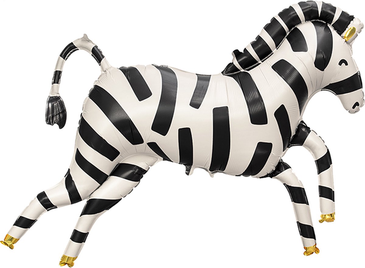 Folieballon Zebra, 115x85 cm