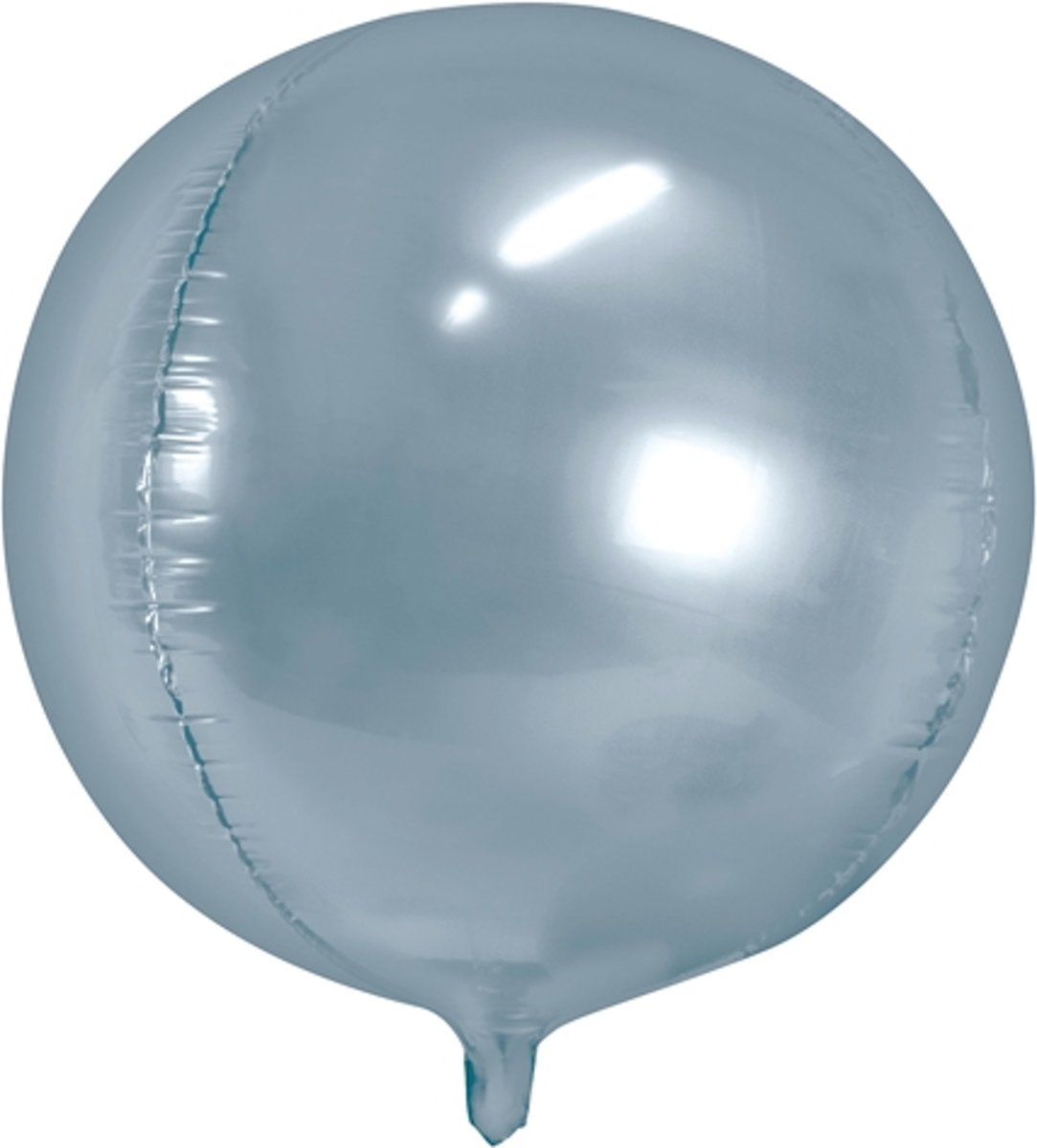 Folieballon bal Zilver